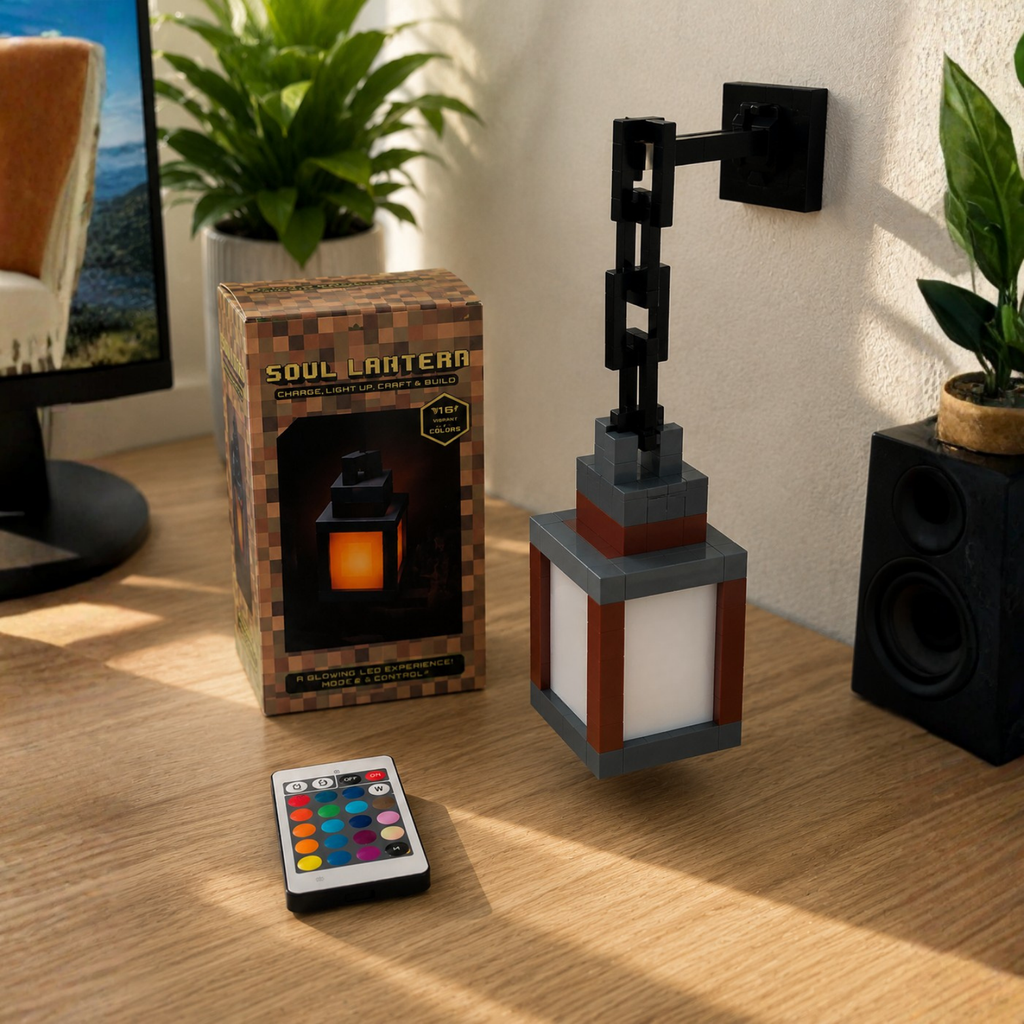 Pixel Glow Lantern™ | Cozy RGB Gaming Decor